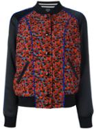 Coach - Floral Print Bomber Jacket - Women - Polyester/viscose - 4, Black, Polyester/viscose