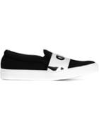 Joshua Sanders Play Hard Slip-on Sneakers, Men's, Size: 40, Black, Neoprene/leather/rubber