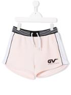 Givenchy Kids Drawstring Logo Shorts - Pink