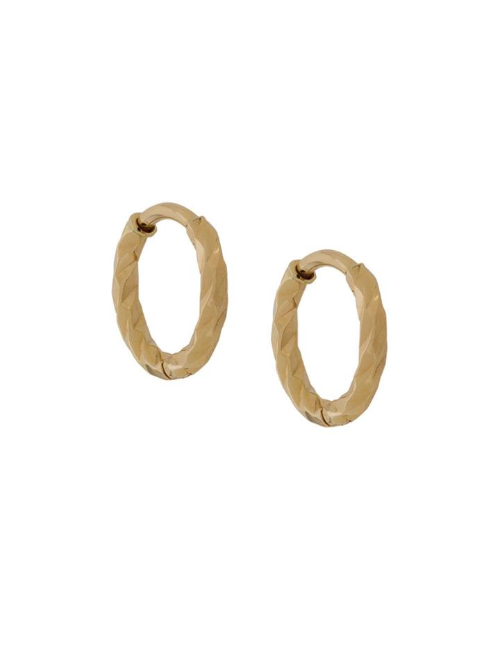 Maria Black 14kt Gold Dc Huggies 7mm