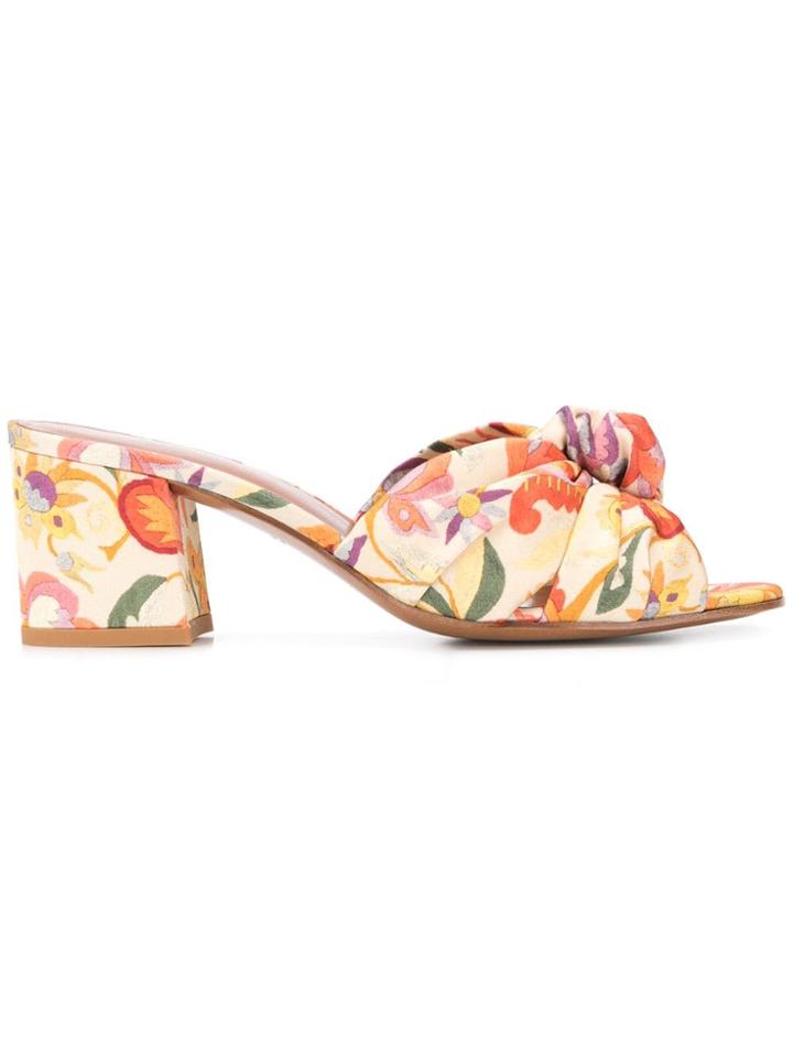 Etro Floral Open-toe Sandals - Orange