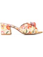 Etro Floral Open-toe Sandals - Orange