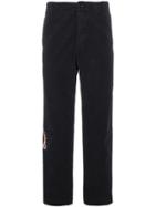 Gucci Embroidered Dragon Tailored Trousers - Black