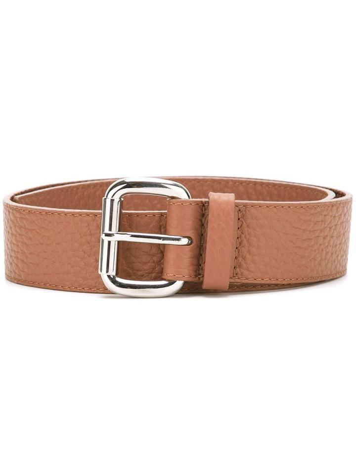 Orciani Classic Belt, Women's, Size: 75, Brown, Leather