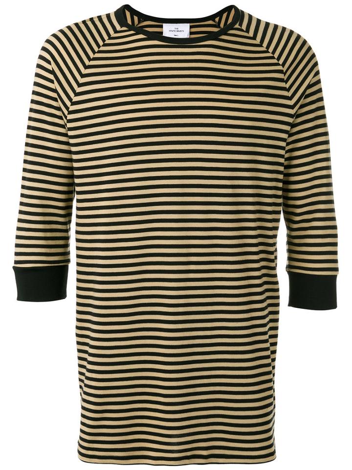 The White Briefs - Anchovy Striped T-shirt - Men - Organic Cotton - M, Black, Organic Cotton