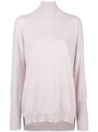 Agnona Cashmere Oversized Sweater - Pink & Purple