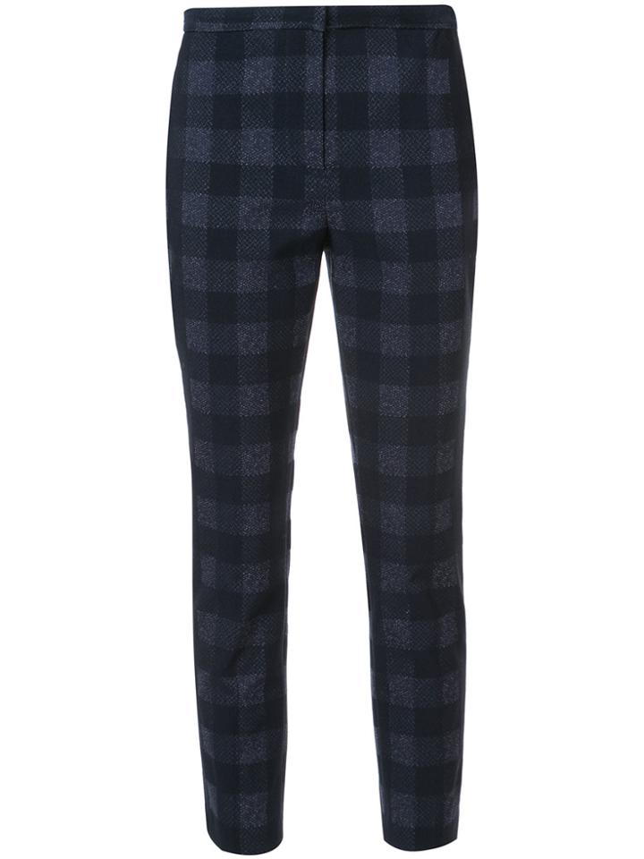 Rosetta Getty Check Tailored Trousers - Blue