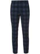 Rosetta Getty Check Tailored Trousers - Blue
