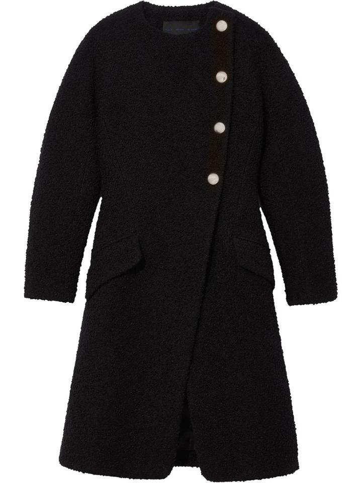 Proenza Schouler Boucle Tweed Coat - Black