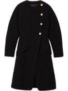 Proenza Schouler Boucle Tweed Coat - Black