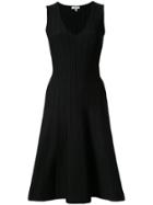 Casasola Pleated Flare Dress - Black