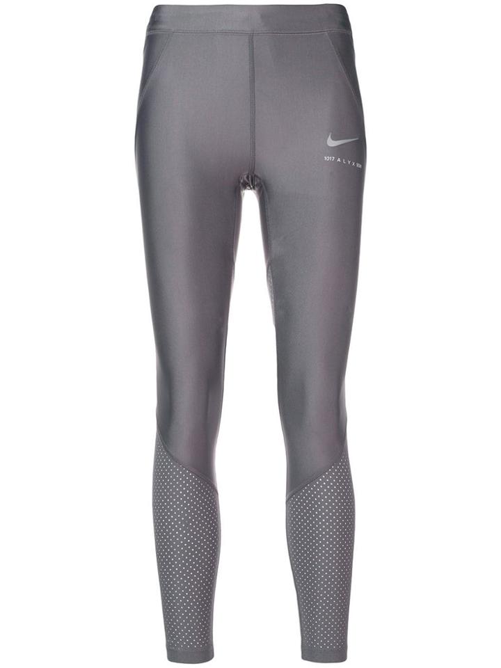 1017 Alyx 9sm 1017 Alyx 9sm X Nike Cropped Leggings - Grey