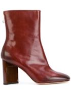Maison Margiela Rear-zipped Boots - Red