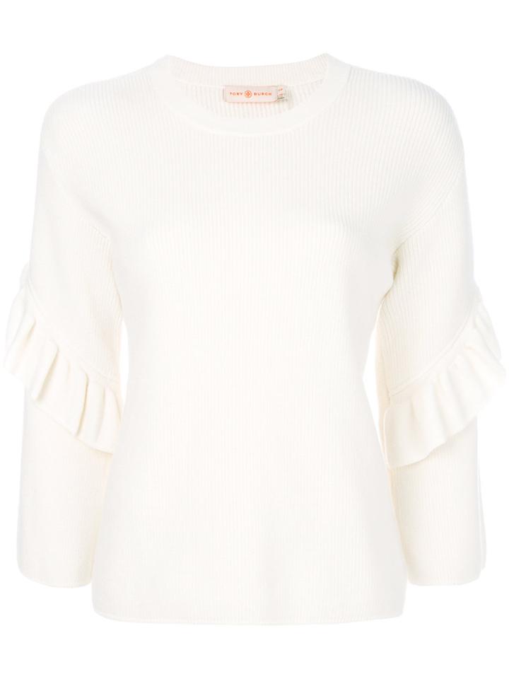 Tory Burch Ashley Sweater - White