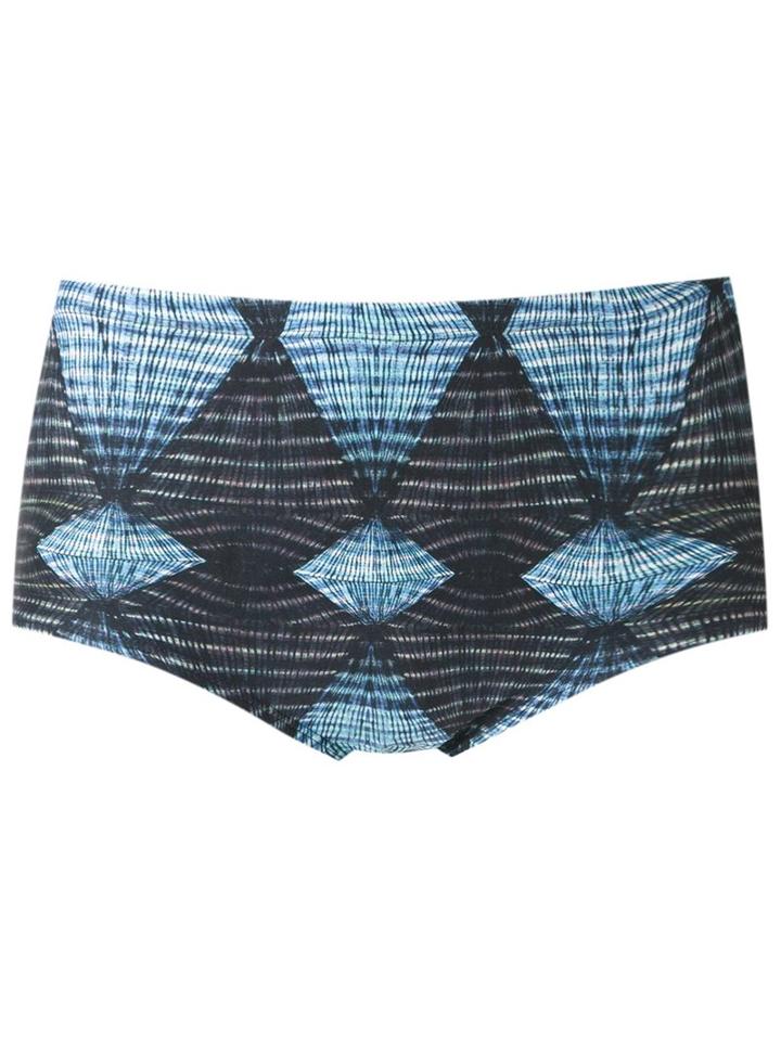 Lygia & Nanny Printed Swim Trunks, Men's, Size: 46, Blue, Polyamide