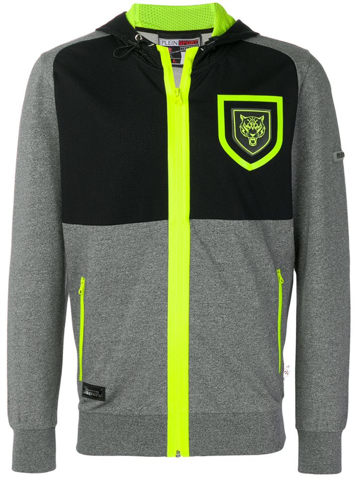 Plein Sport Nadal Zipped Sweater - Grey