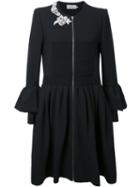 Preen By Thornton Bregazzi Embellished Ruffled Shirt Dress