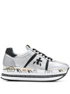 Premiata Beth Platform Sneakers - Silver
