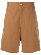 Gucci Pleated Bermuda Shorts - Brown