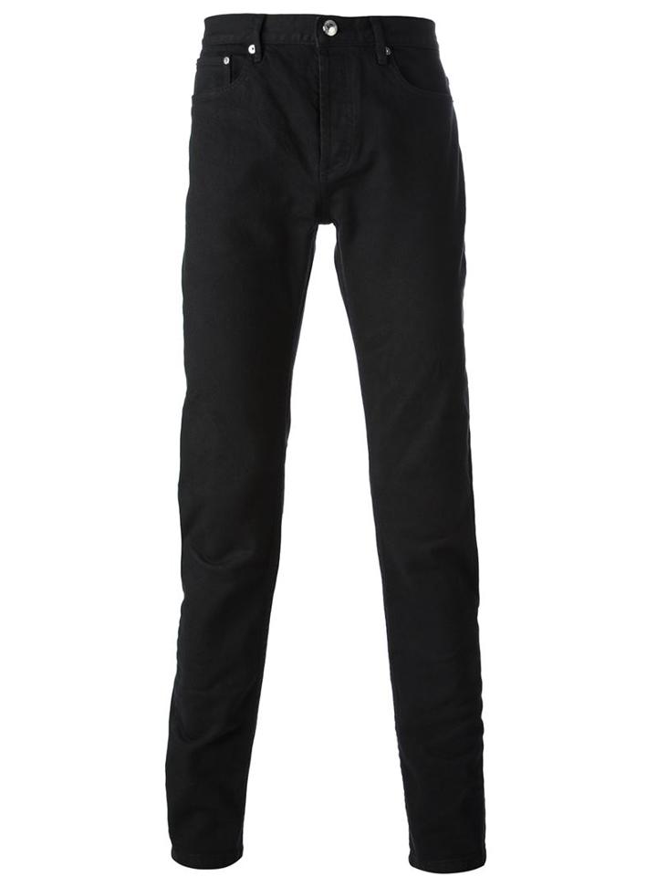 A.p.c. 'petit Standard' Skinny Jeans, Men's, Size: 32, Black, Cotton/spandex/elastane