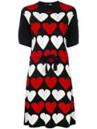 Love Moschino - Heart Dress - Women - Acrylic/wool - 42, Black, Acrylic/wool