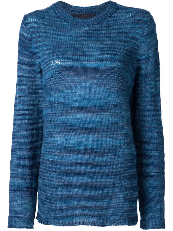 The Elder Statesman Picasso Stripes Sweater