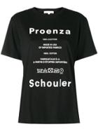 Proenza Schouler Front Logo T-shirt - Black