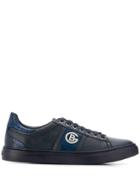 Baldinini Snakeskin Panel Lace-up Shoes - Blue