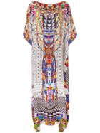 Camilla Embellished Printed Kaftan, Women's, Silk
