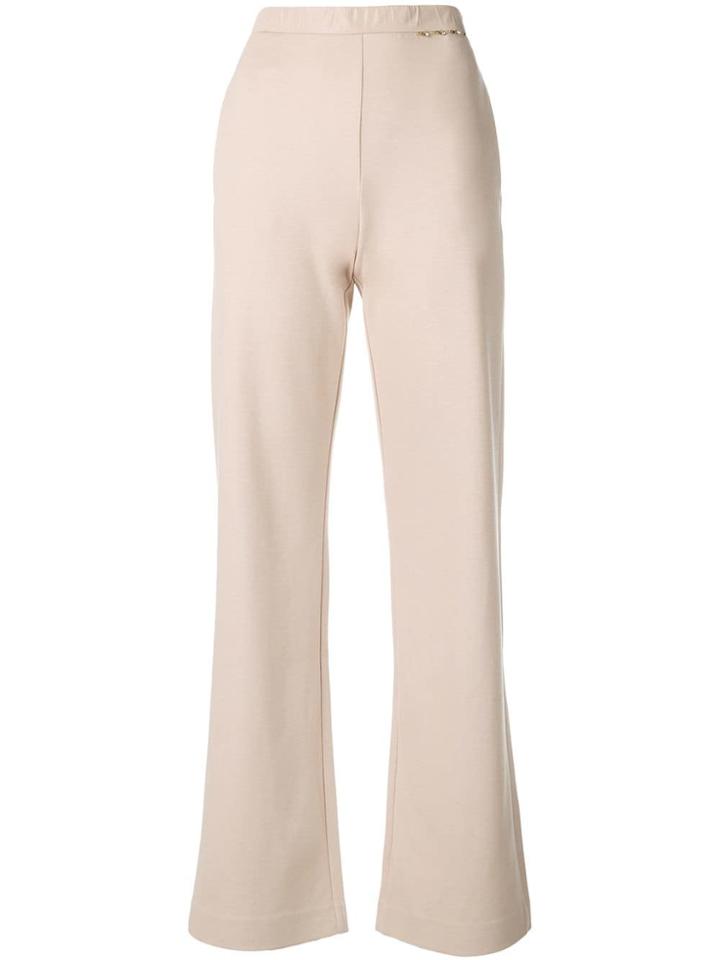 Max Mara Studio Classic Flared Trousers - Neutrals