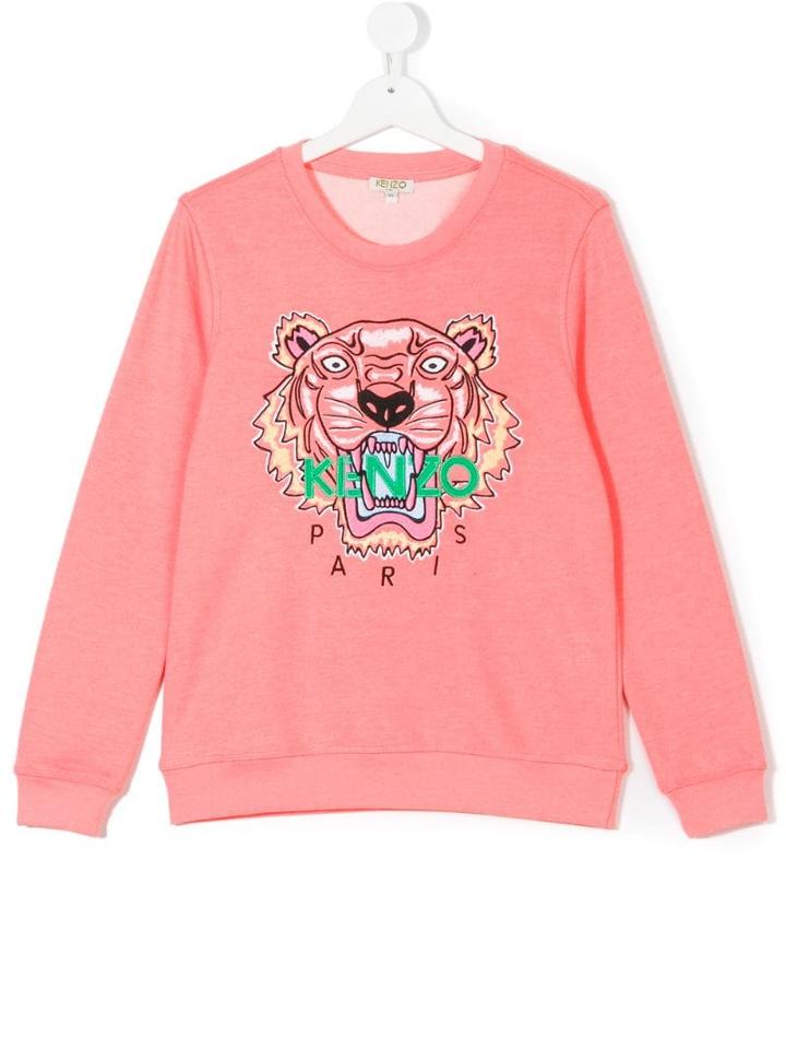 Kenzo Kids Tiger Sweatshirt - Pink