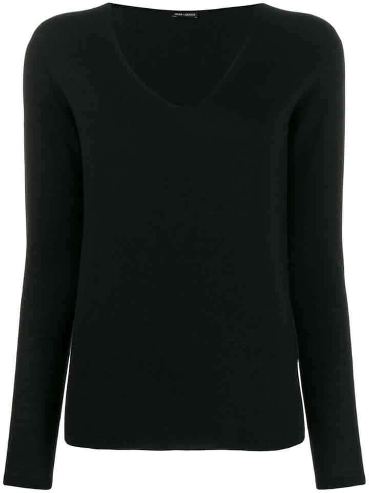 Iris Von Arnim V-neck Jumper - Black