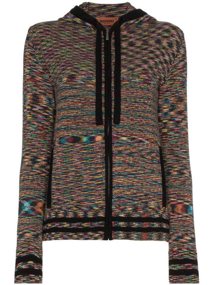Missoni Cashmere Zig Zag Hoodie - Unavailable