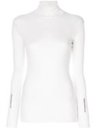 Yang Li Fitted Jumper - White