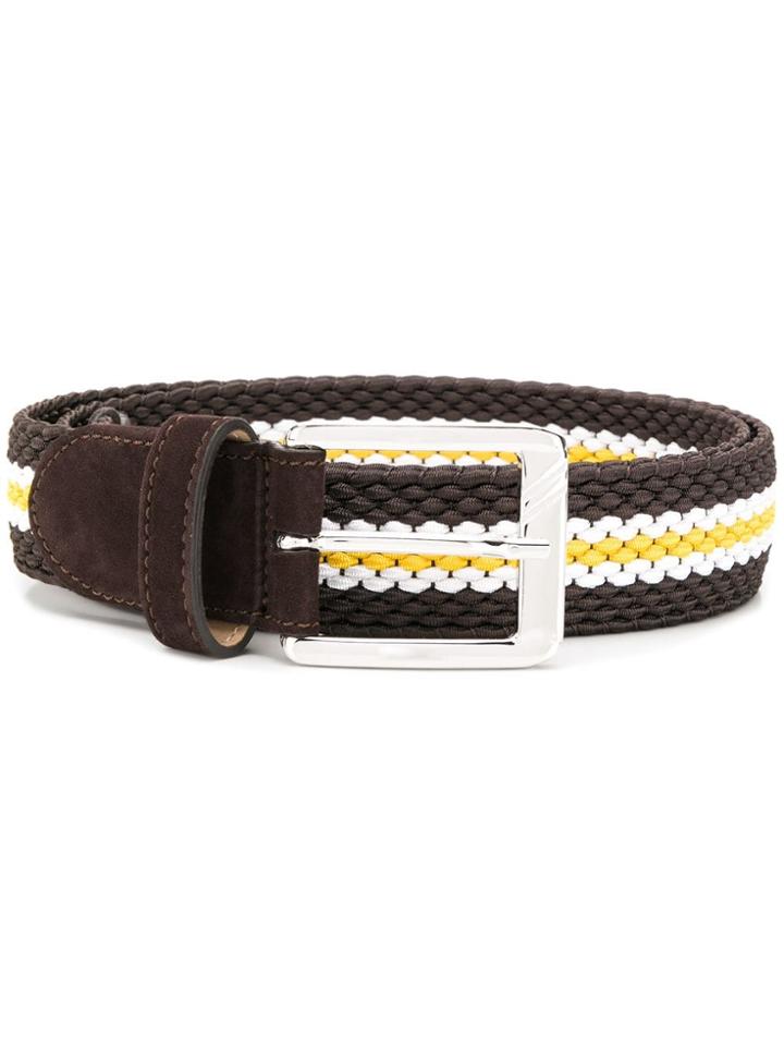 Moreschi Suede Belt - Brown