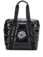 Moncler Logo Patch Padded Tote Bag - Black