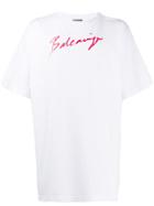 Balenciaga Signature Logo Oversized T-shirt - White
