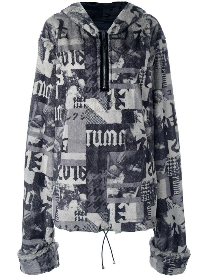 Puma Oversized Jacket, Women's, Size: Xs, Grey, Silk/polyester