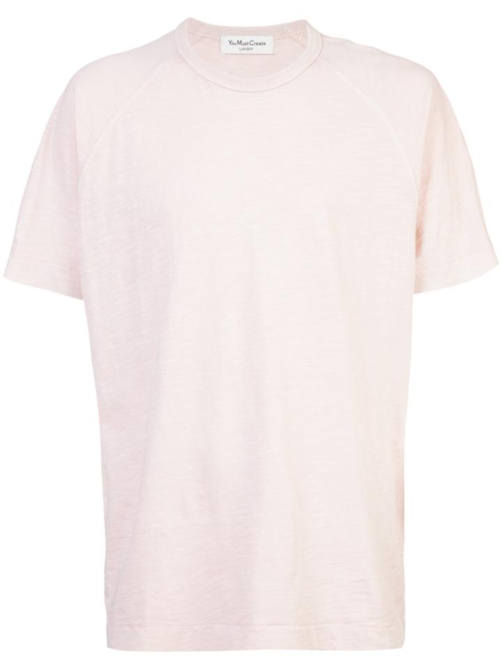 Ymc Television T-shirt - Pink & Purple
