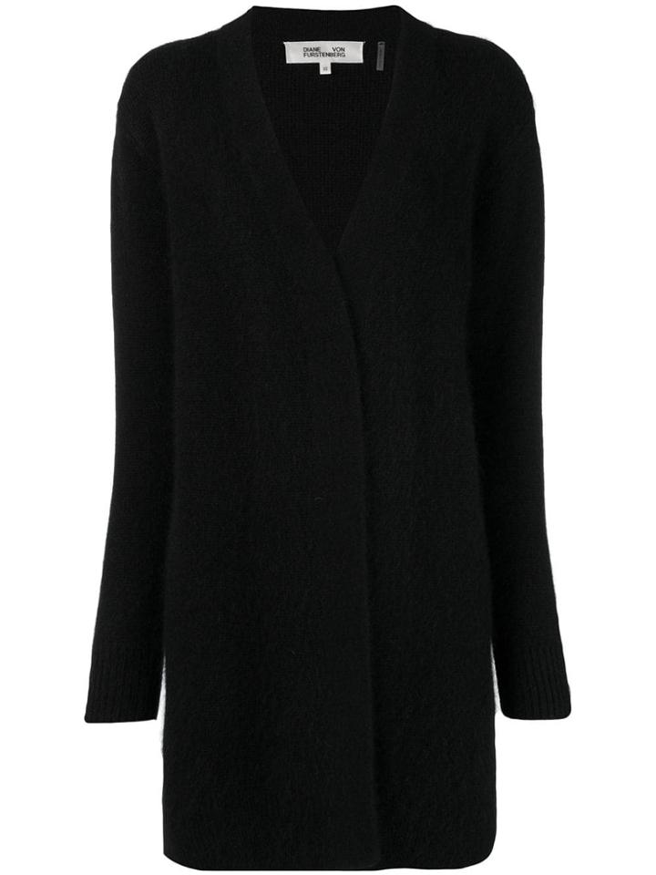 Dvf Diane Von Furstenberg Boxy Fit Cardigan - Black