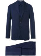 Tagliatore Two-piece Suit, Men's, Size: 48, Blue, Virgin Wool/cupro