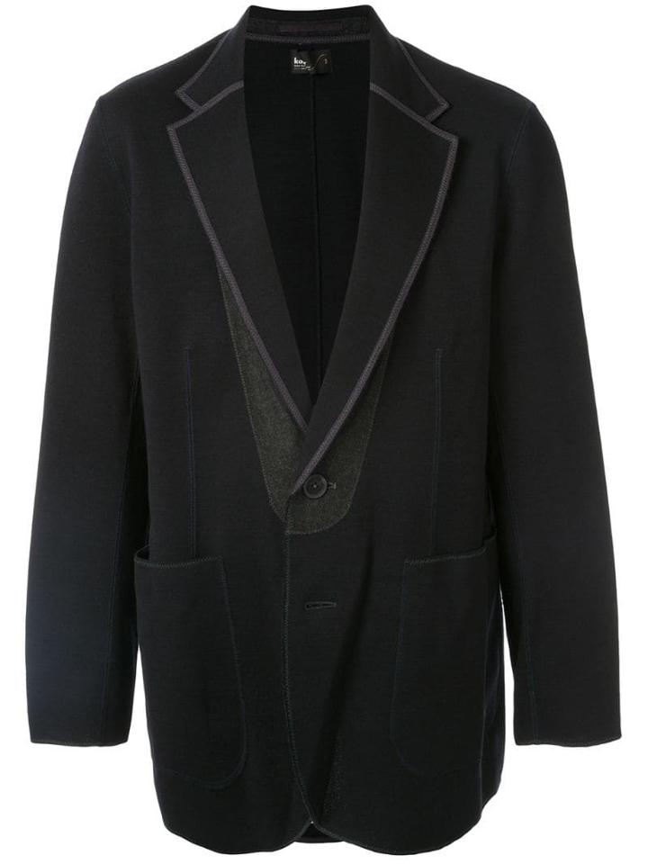 Kolor Oversized Single-breasted Blazer - Black