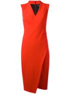 Capucci Asymmetric Dress - Red