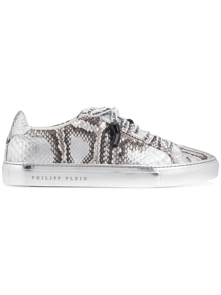 Philipp Plein Low Top Sneakers - Silver