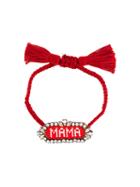 Shourouk 'mama' Beaded Bracelet, Women's, Red