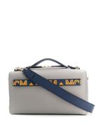 Mcm Top Handle Tote - Grey