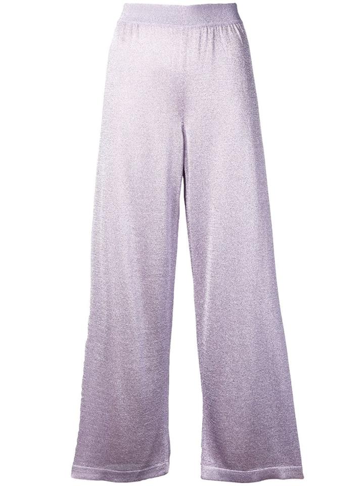 Missoni Purple Flared Trousers