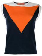 Missoni Colour Block Knitted Top - Blue