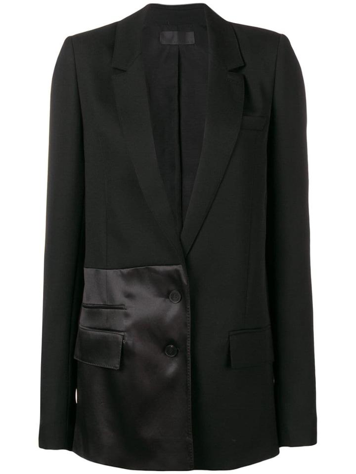 Haider Ackermann Long Panelled Blazer - Black