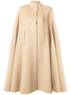 Pierre Cardin Vintage Long Length Cape - Nude & Neutrals